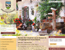Tablet Screenshot of hinterponholz.de